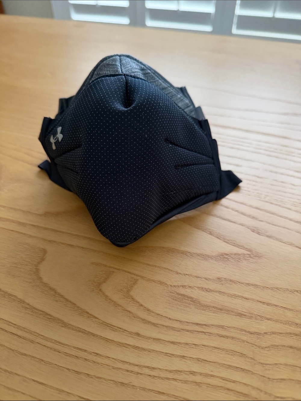 2 Under Armour Black and Grey Men's Performance Face Mask with Microdot Texture